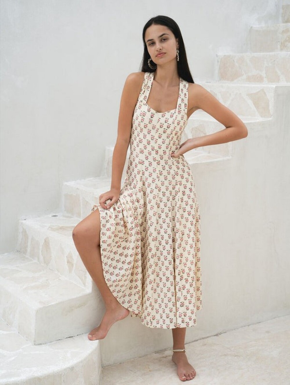 Daughters Of India Lalika Dress ~ Peony
